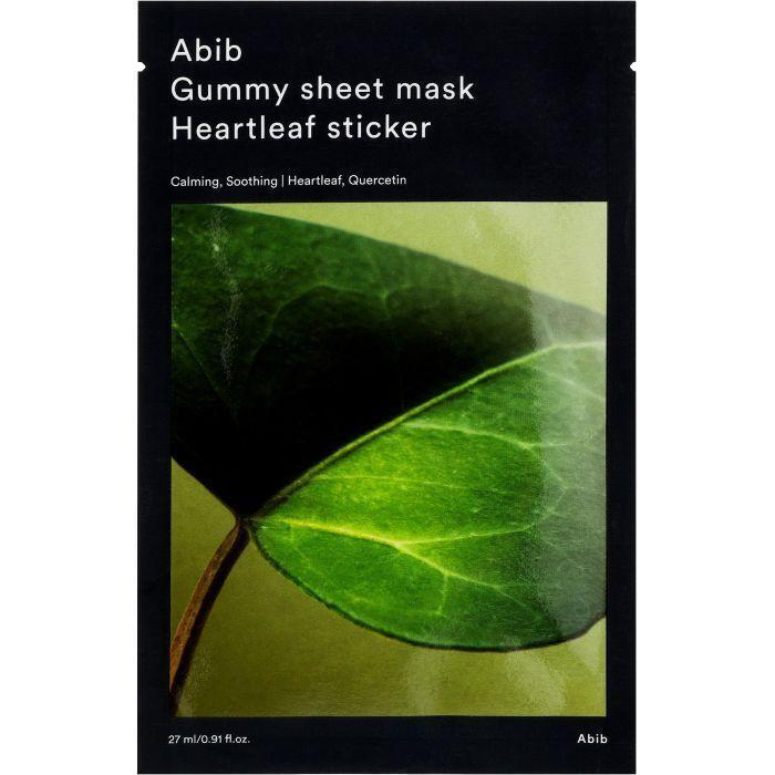 Маска тканинна Abib Heartleaf Sticker зволожуюча 1 штфото1