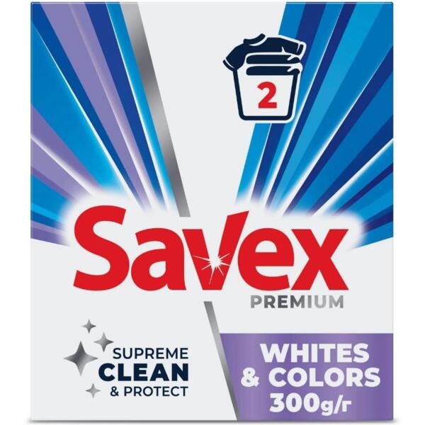 

Стиральный порошок Savex Premium Whites & Colors