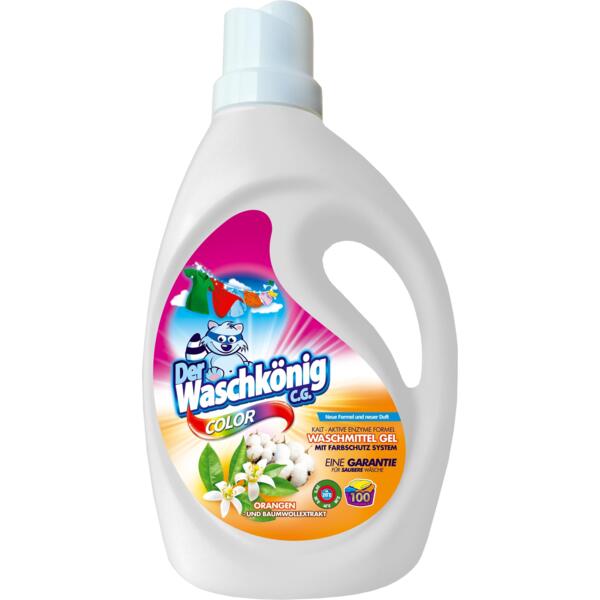

Гель для стирки Waschkonig Color Orangen и Baumwollextrakt 3 л