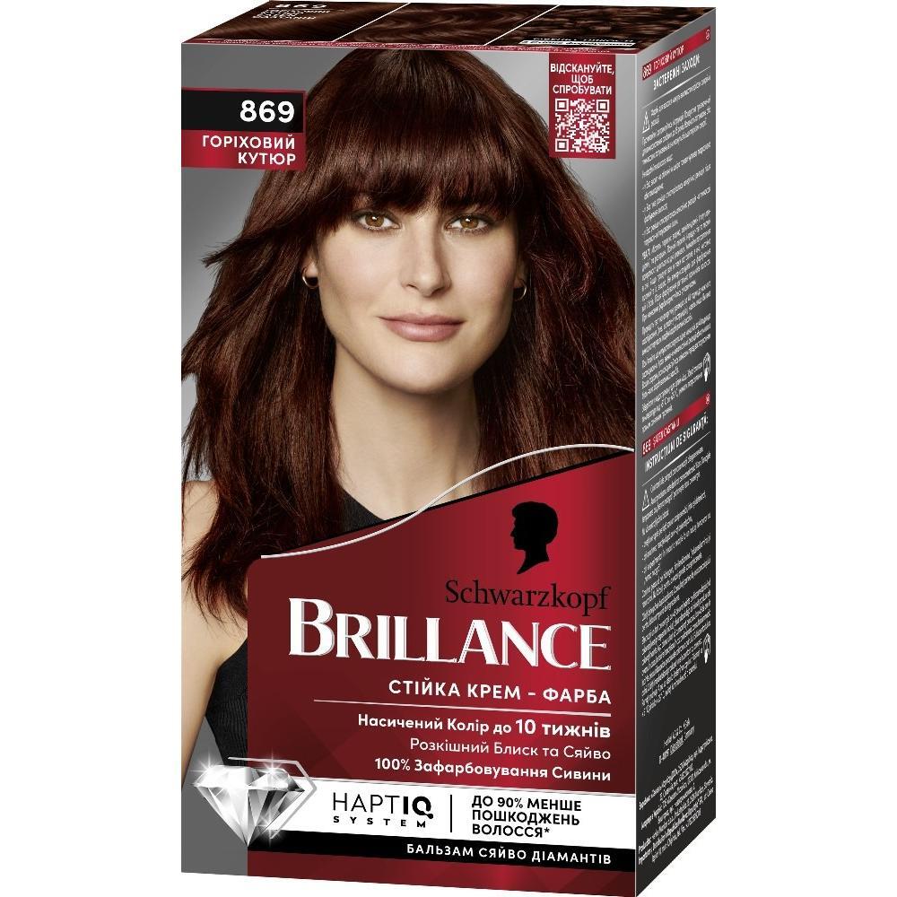 Фарба для волосся Brillance 869 Горіховий кутюрфото1