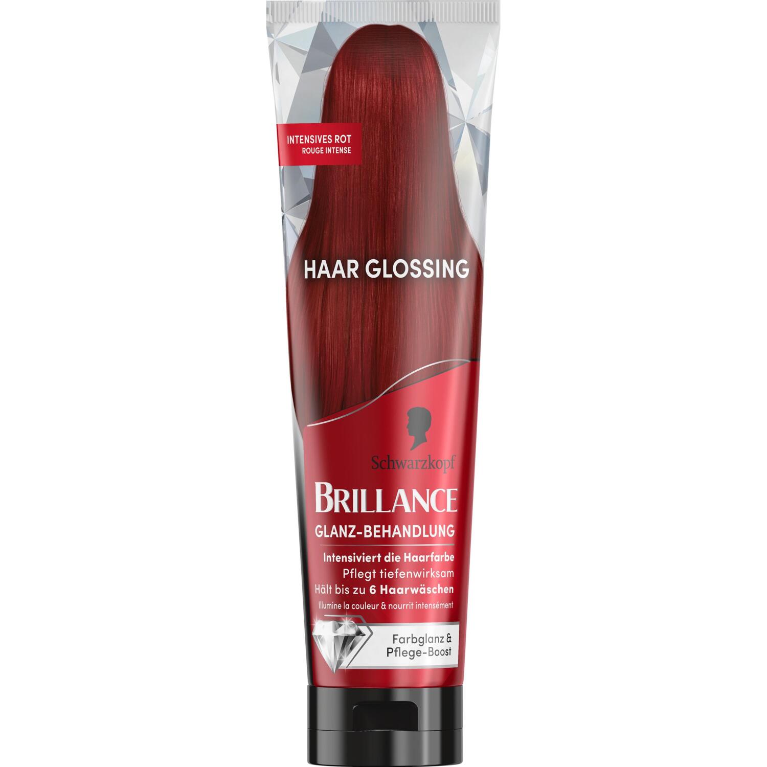 Тонирующий бальзам для волос Brillance Hair Gloss Жаркий красный 150 мл
