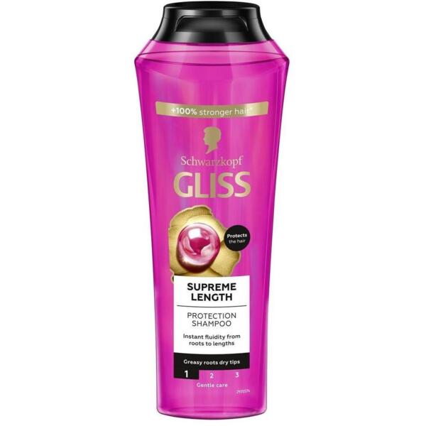 

Шампунь Gliss Kur Supreme Length для длинных волос склонных к повреждениям и жирности 250 мл