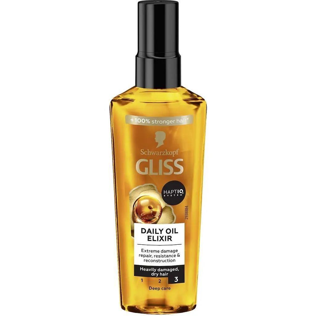Доглядовий еліксир для волосся Gliss Kur Daily Oil 75 млфото