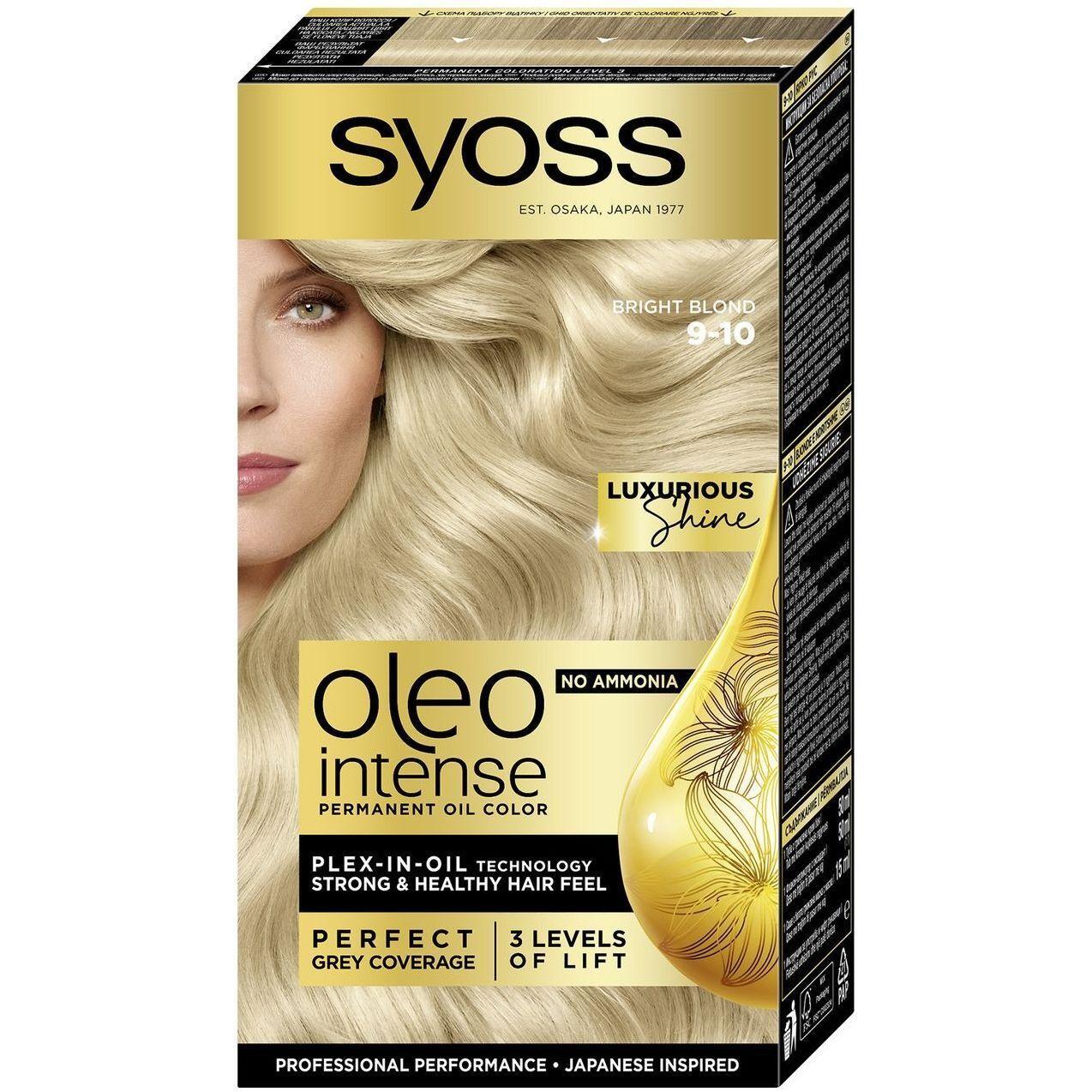 Фарба для волосся Syoss Oleo Intense 9-10 Яскравий блонд 115 мл