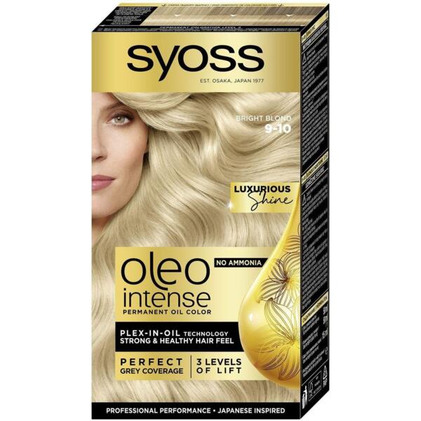Краска для волос Syoss Oleo Intense 9-10 Яркий блонд 115 мл