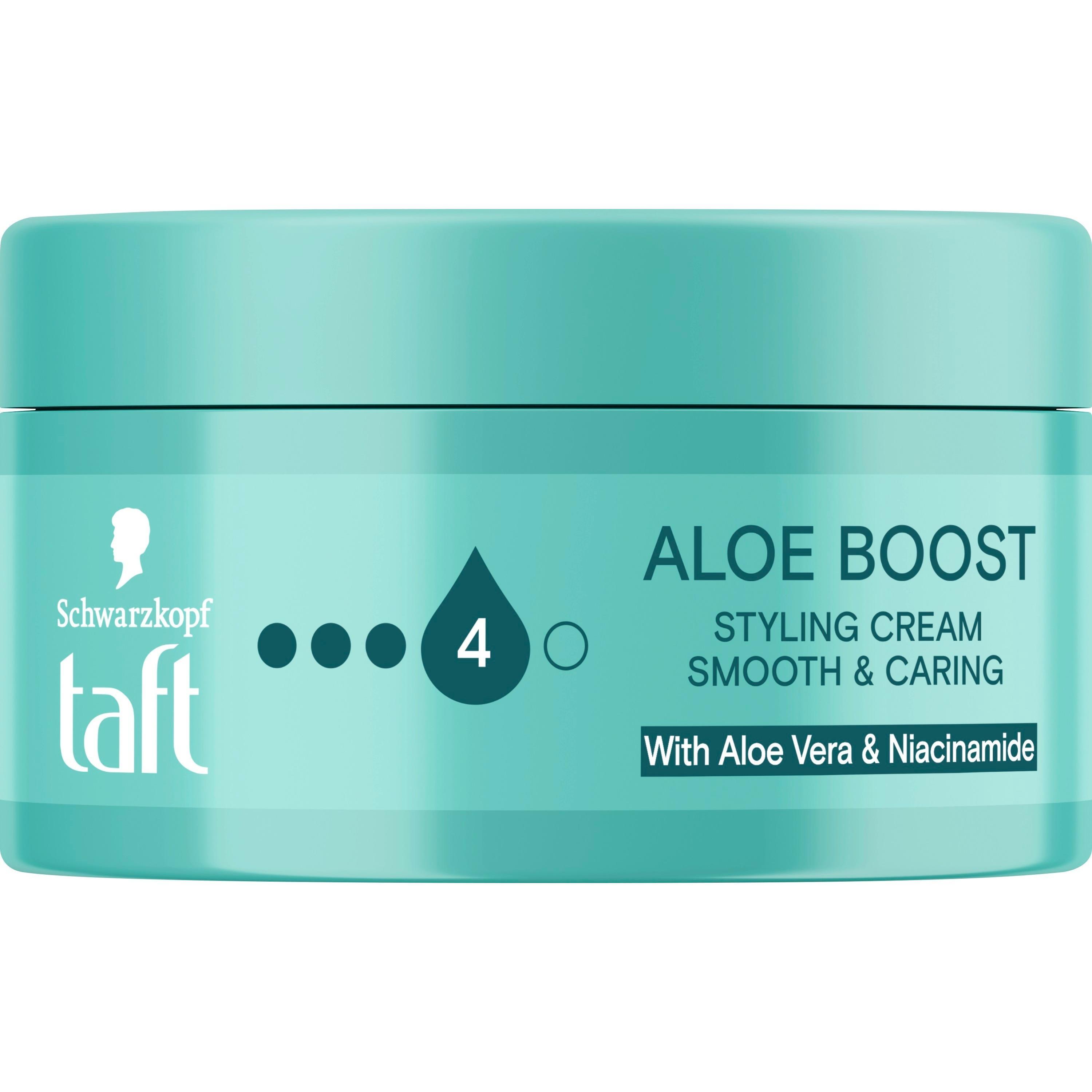 Крем зволожуючий для вкладання волосся Taft Aloe Boost 100 млфото1