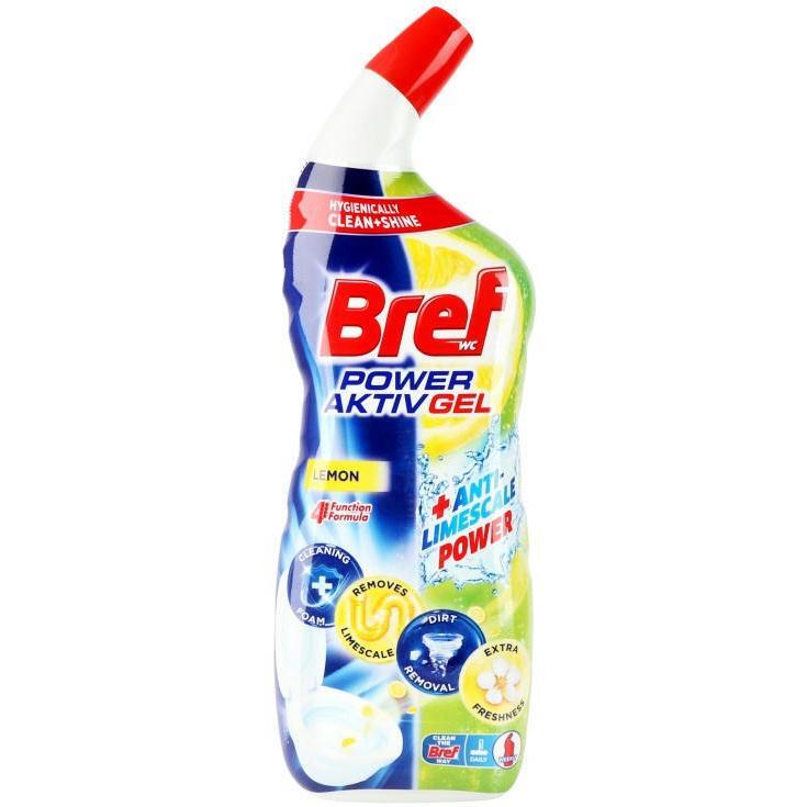 Средство для чистки унитаза Bref Power Aktiv Gel Lemon 700 мл фото 1