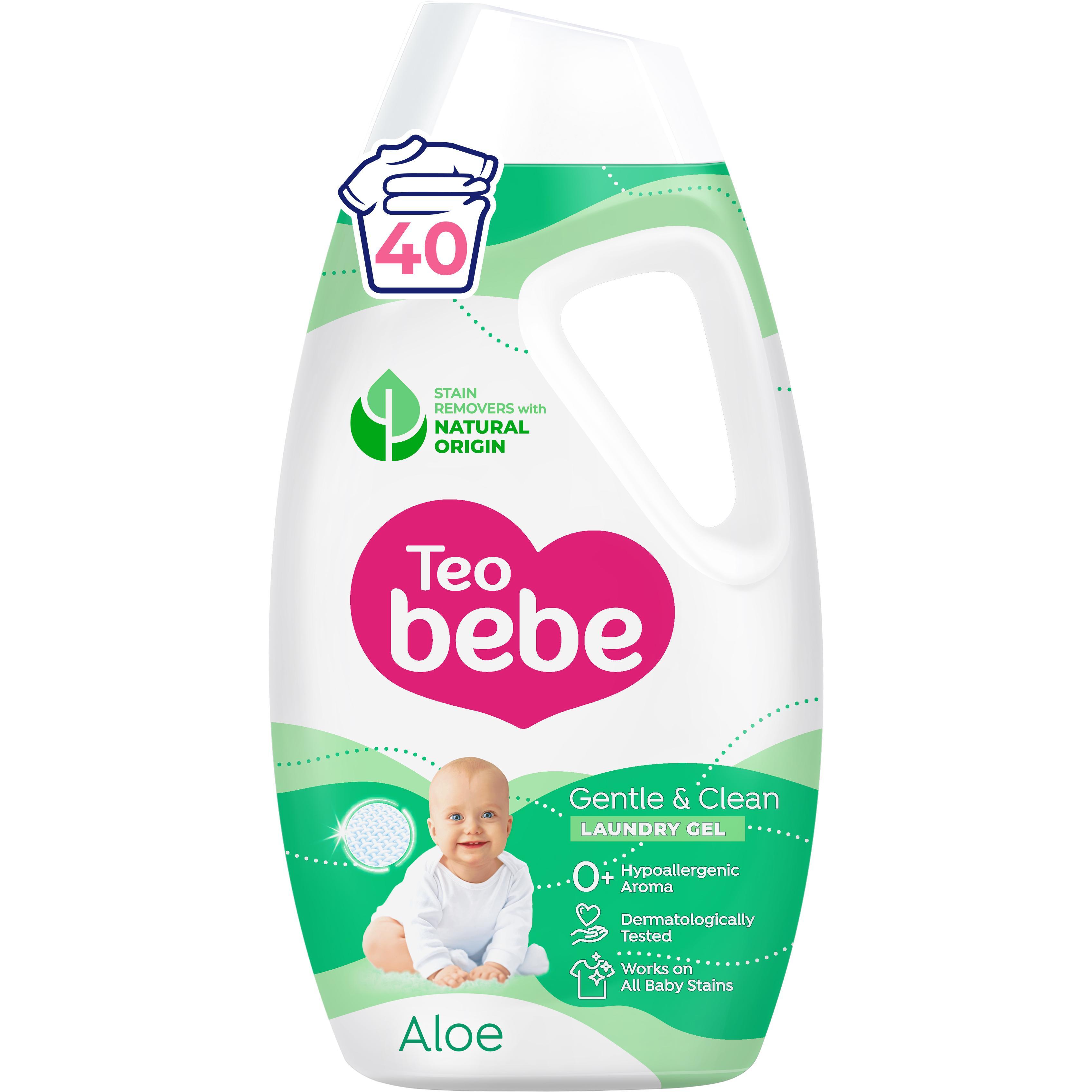 Гель для прання Teo Bebe Gentle & Clean Aloe 1.8 лфото1