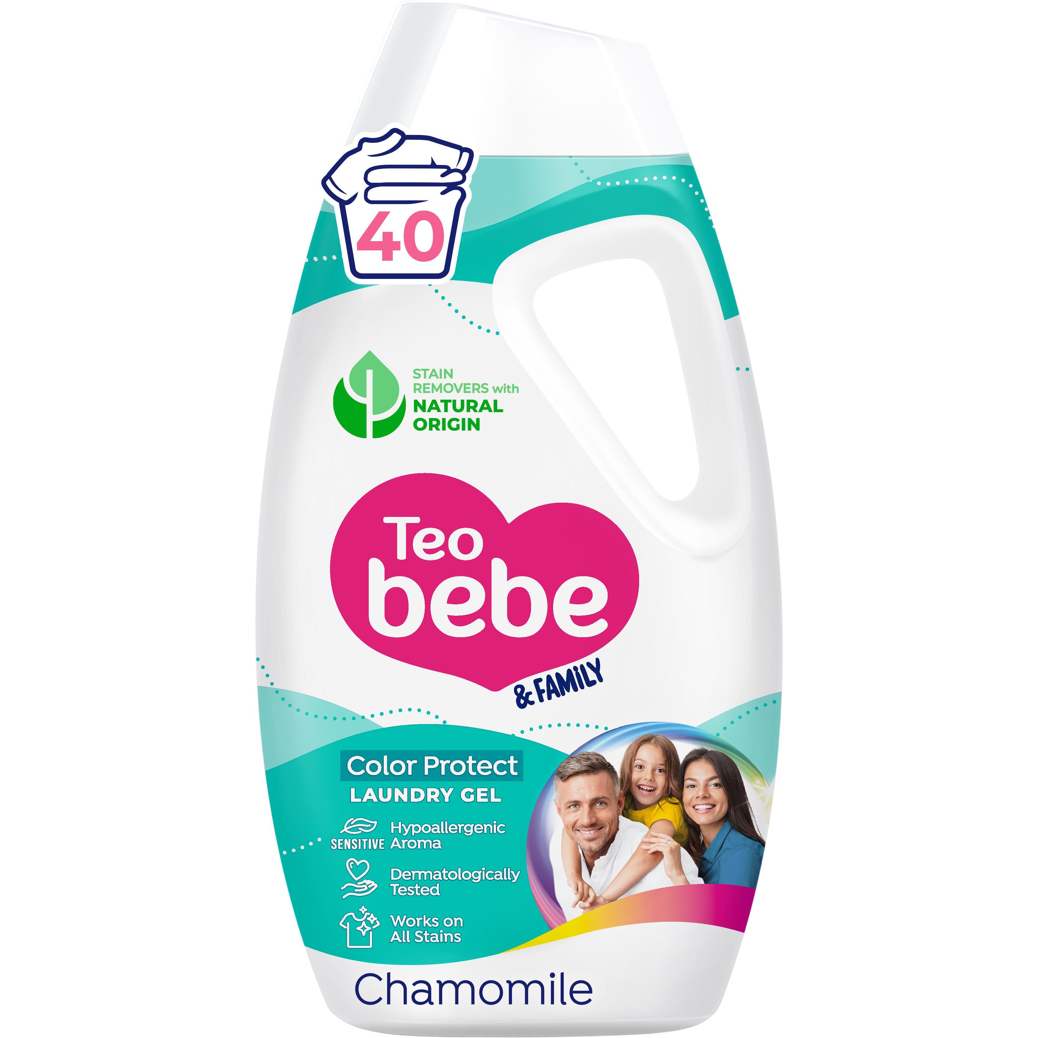 Гель для стирки Teo Bebe Gentle & Clean Chamomile 1.8 л фото 1