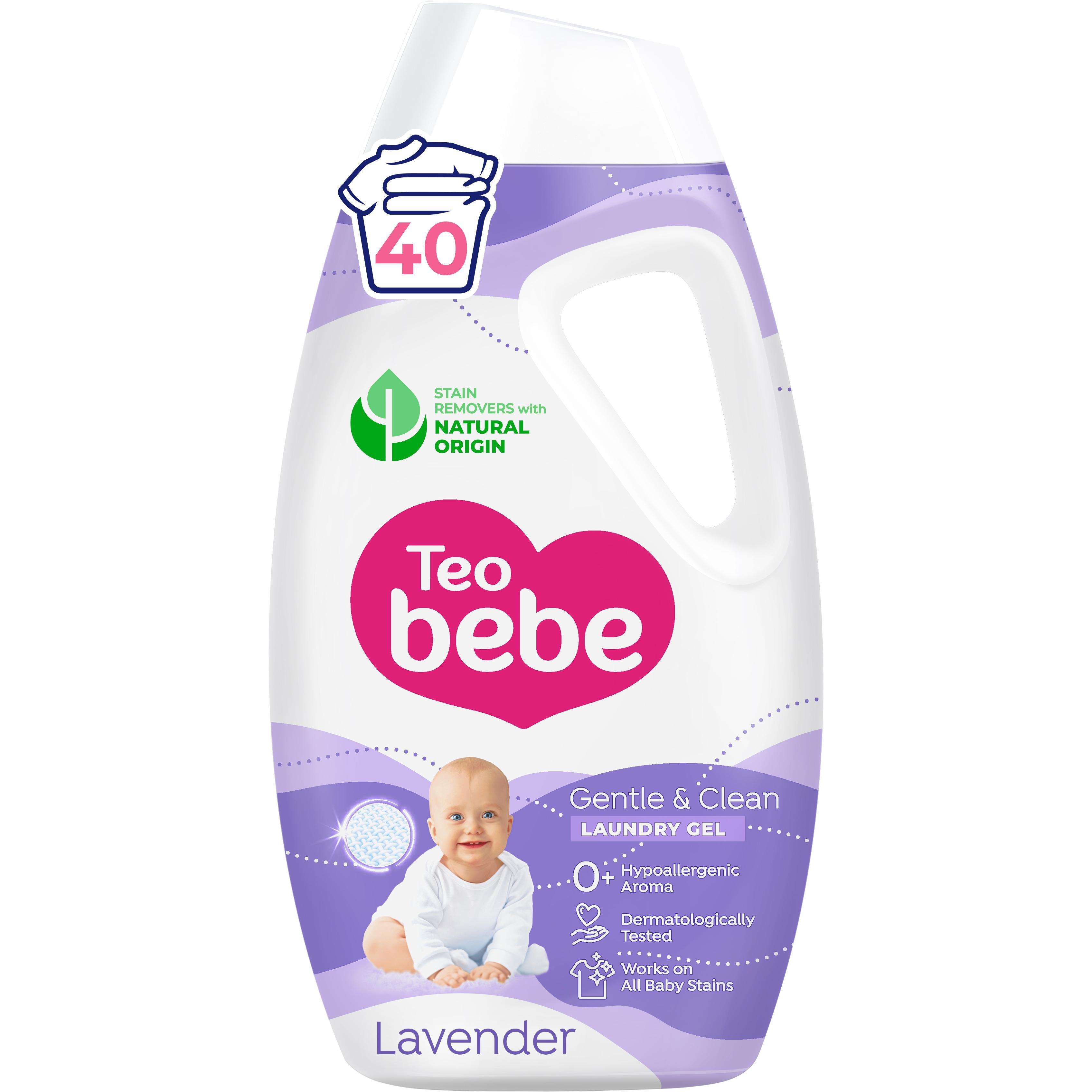 Гель для прання Teo Bebe Gentle & Clean Lavender 1.8 лфото1