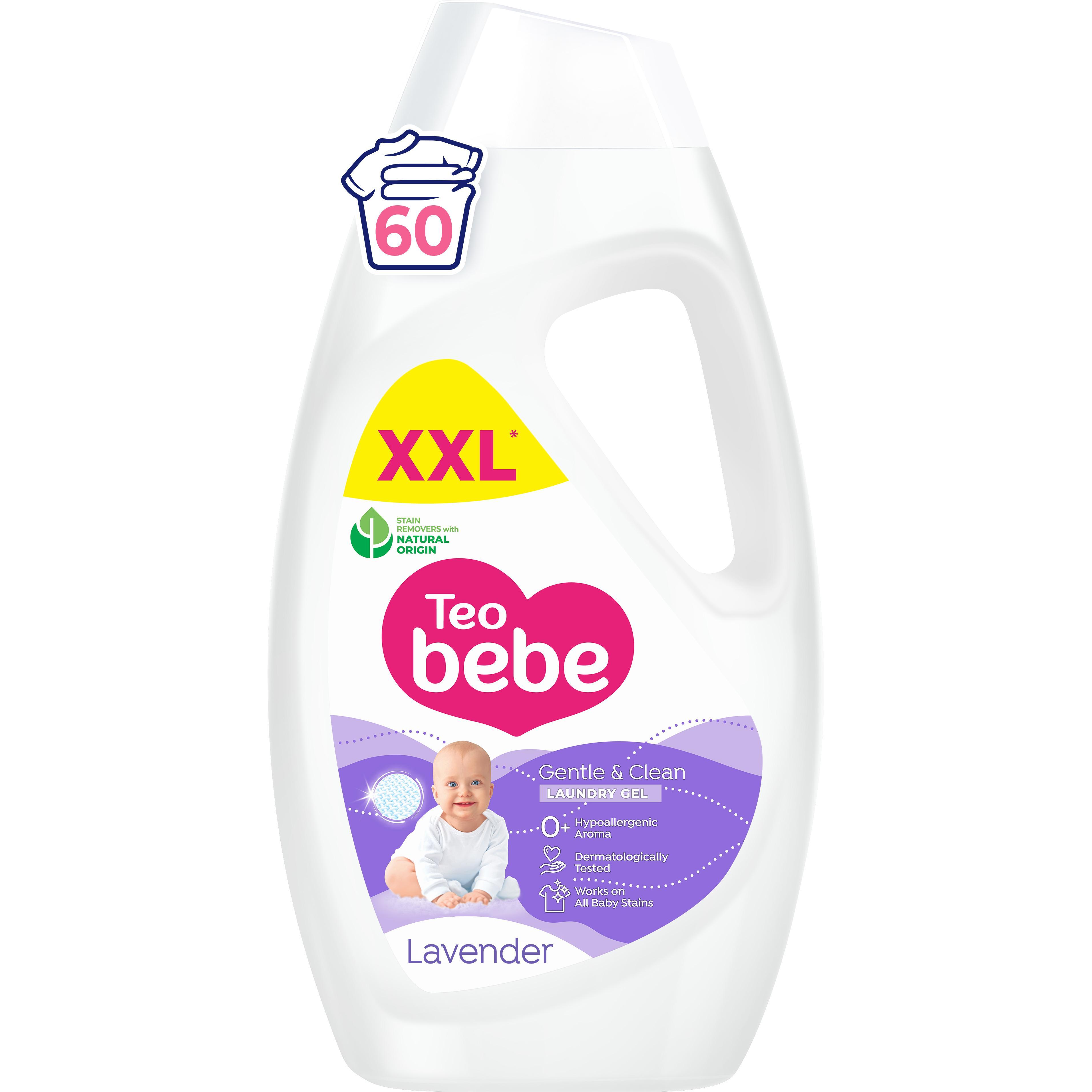 Гель для стирки Teo Bebe Gentle & Clean Lavender 2.7 л фото 1