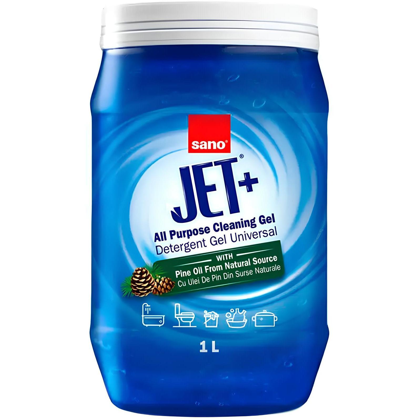 Універсальний гель для прибирання Sano Jet з сосновою олією 1 лфото1