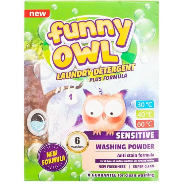 

Стиральный порошок Funny Owl Sensitive для детской одежды 420 г