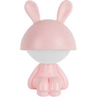 Светильник-ночник Kite LED с аккумулятором Cute Bunny, розовый (k25-316-1-2)