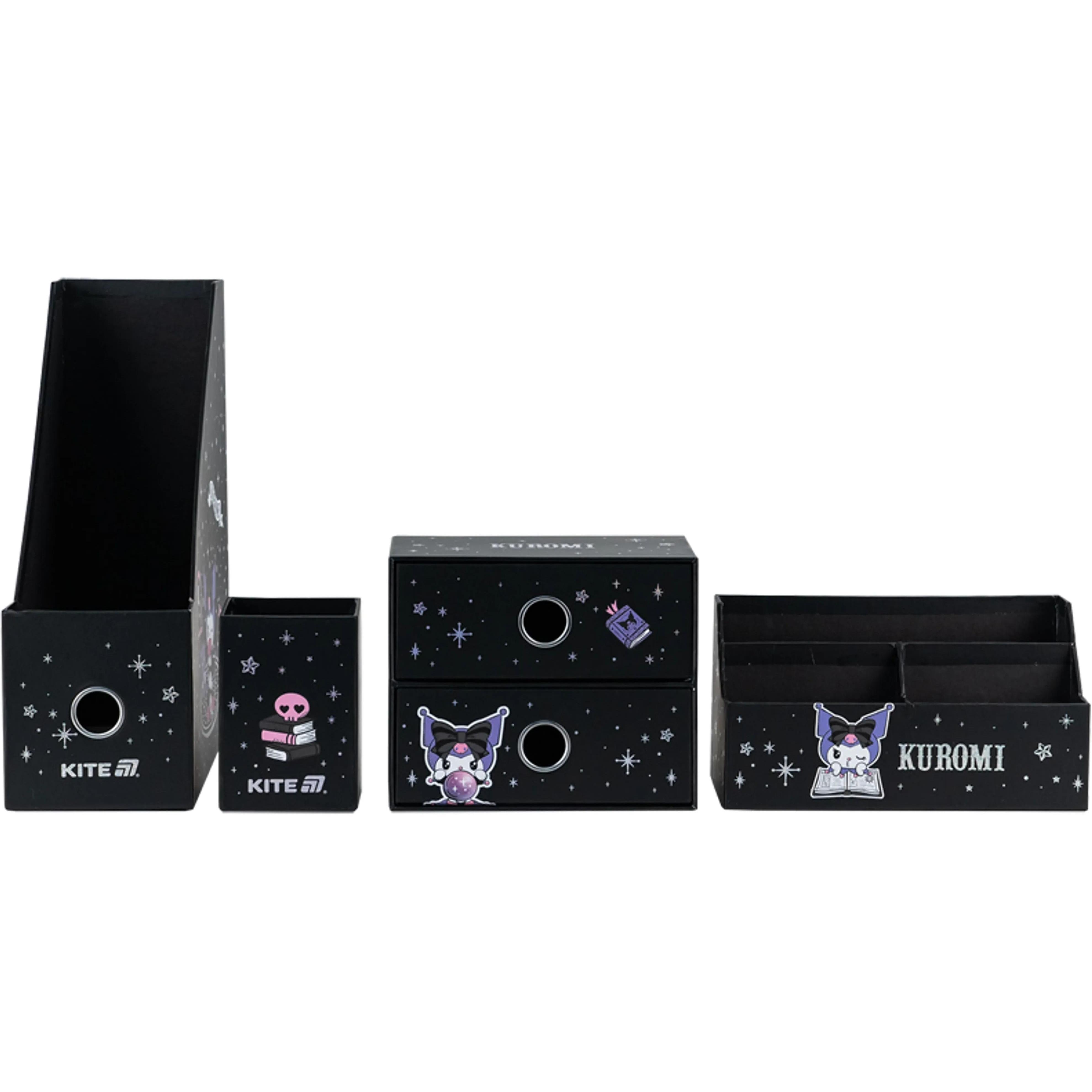 Органайзер настільний Kite Kuromi, 4 предмети (hk25-357)фото1