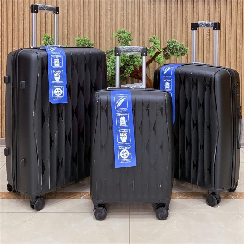 Набір валіз 2E M7979 (L+M+S) anti theft (2E-PP-M7979-SET3-BK)фото1