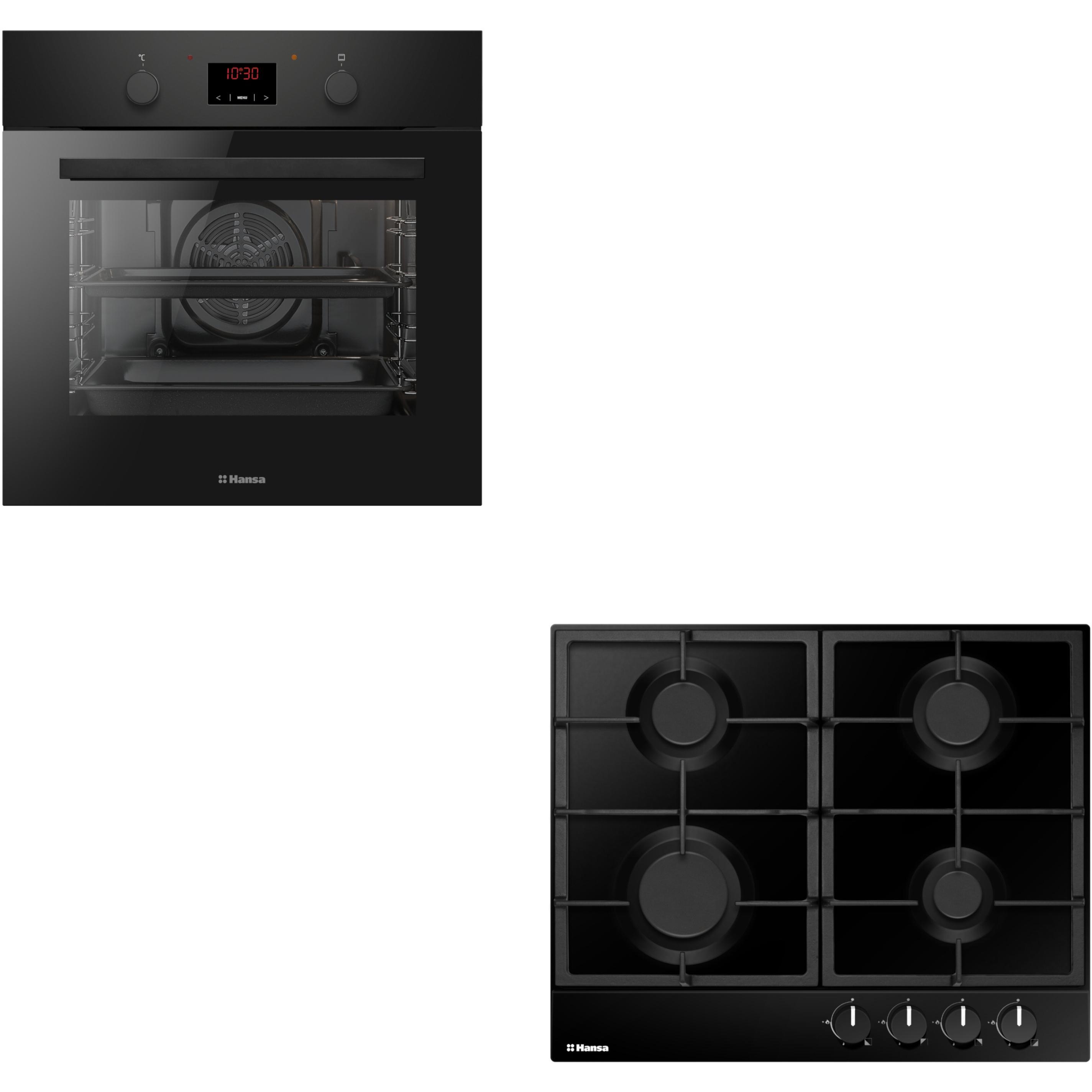 Комплект Hansa варочная поверхность + духовой шкаф FCGS68326фото1