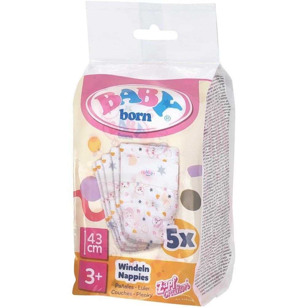 Подгузники для куклы Baby Born (5 шт.) (838358) фото 1