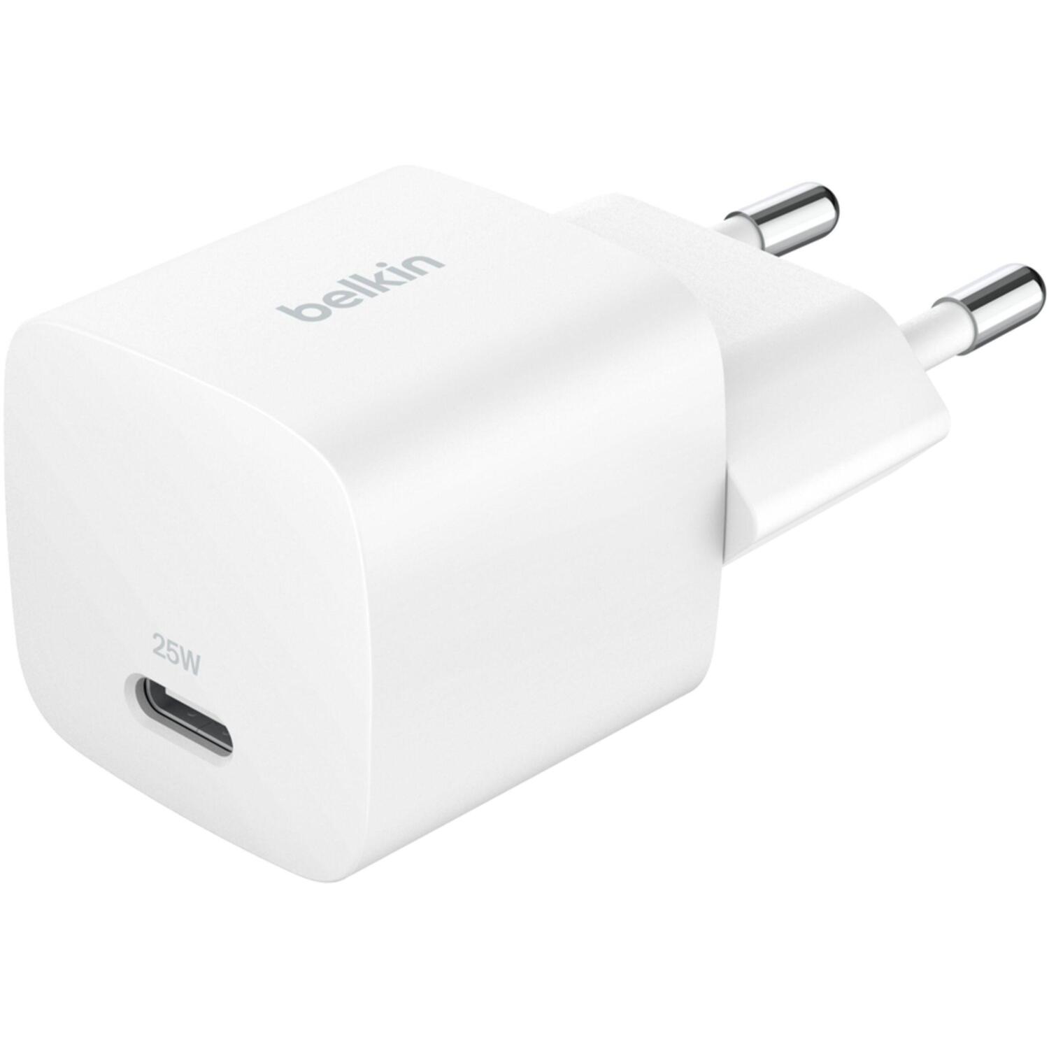 Сетевое зарядное устройство Belkin 25Вт USB-С PD PPS, White (WCA012KQWH) фото