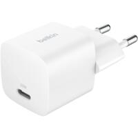 Зарядний пристрій мережевий Belkin 25Вт USB-С PD PPS, White (WCA012KQWH)