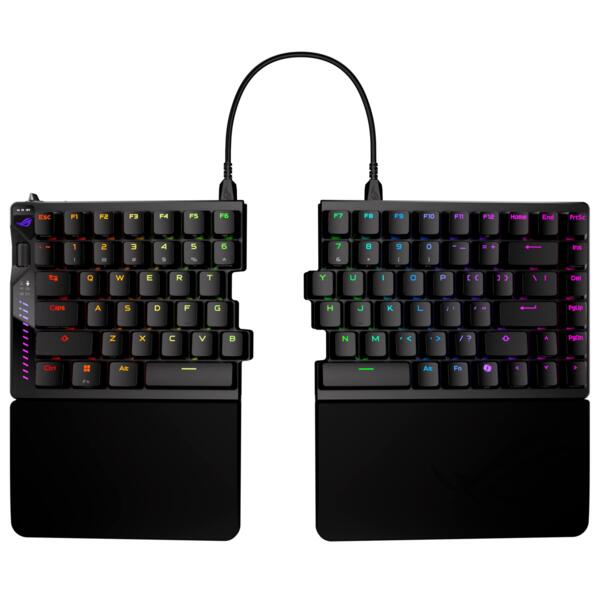 

Игровая клавиатура ASUS ROG Falcata Split Magnetic Switch EN RGB Black (90MP043H-BKUA20)