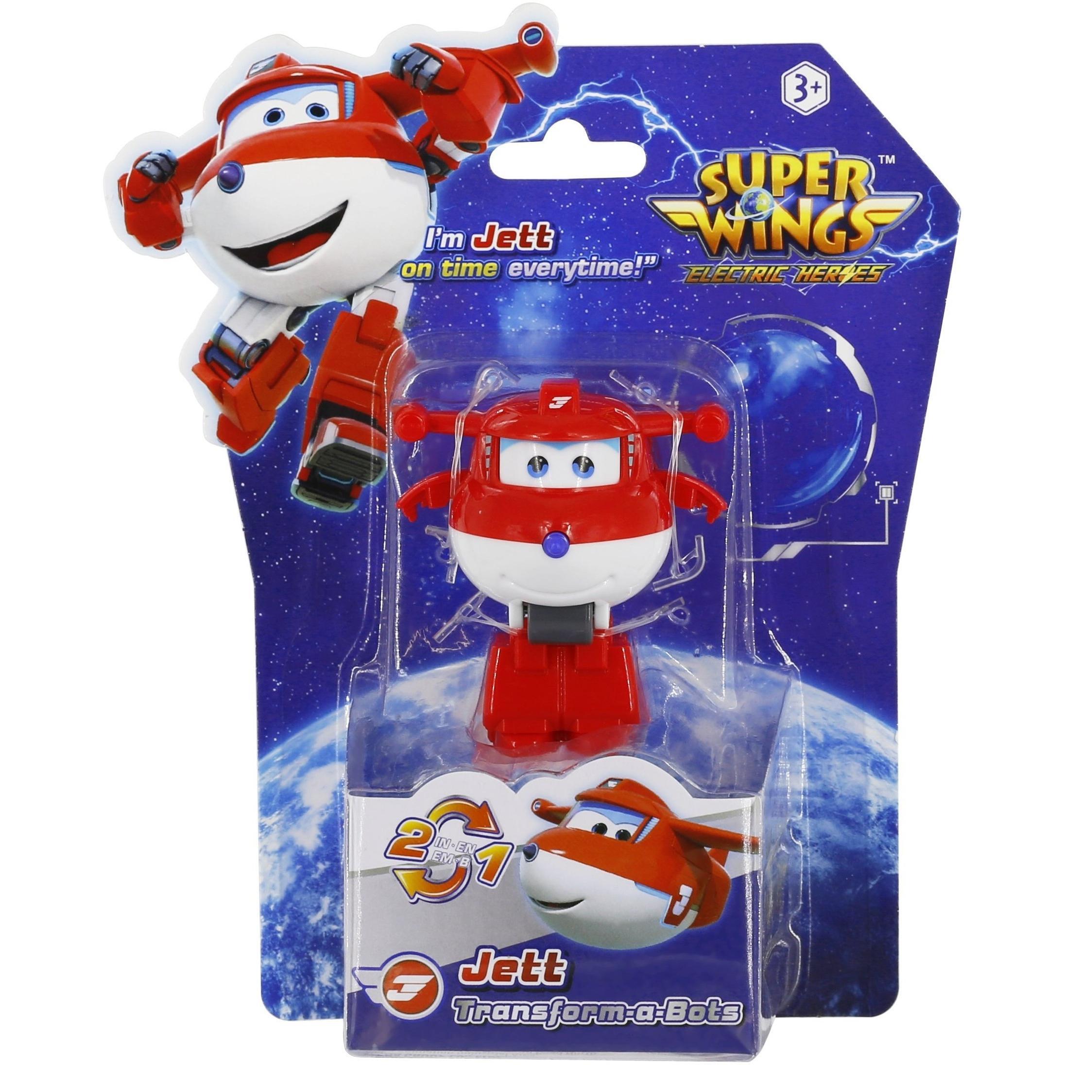 Игровая фигурка-трансформер Super Wings Transform-a-Bots Джетт (Jett) (EU780010) фото 1