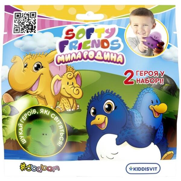 Стретч-игрушка в виде животного серии «Softy friends» – МИЛАЯ СЕМЬЯ (в диспл.)