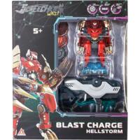 Игровой набор Screechers Wild! S5 L1 V2 – ХЕЛШТОРМ (запускатель-бластер, машинка-трансформер) (KS686112)