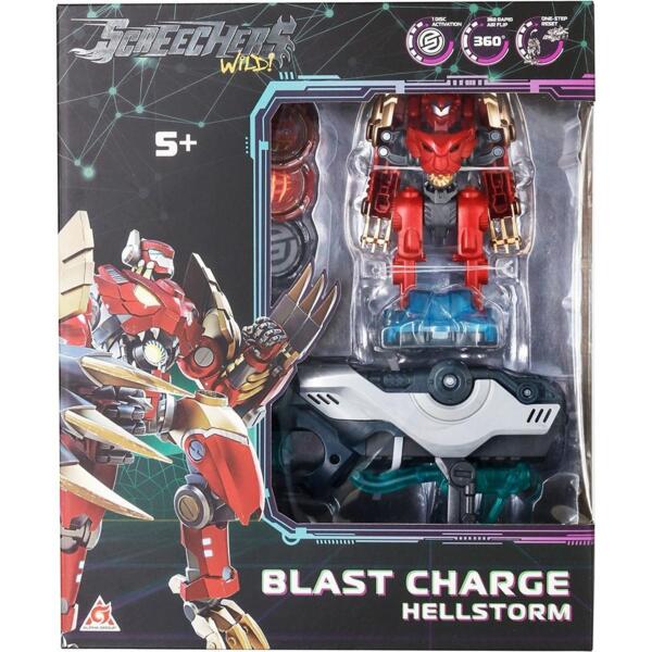 

Игровой набор Screechers Wild! S5 L1 V2 – Хелшторм (запускатель-бластер, машинка-трансформер) (KS686