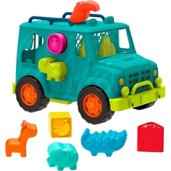 

Игровой набор-сортер - ГРУЗОВКА САФАРИ (цвет море) (BX2024Z)