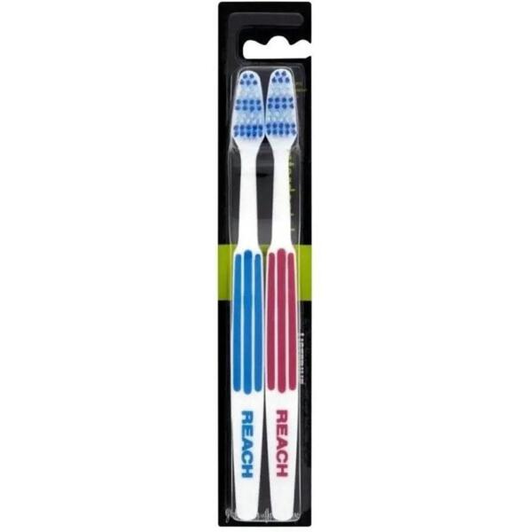 

Зубная щетка Reach Interdental Medium Twin Pack красно-синяя 2 шт