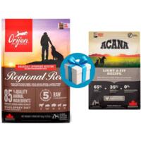 Сухой корм для собак Orijen Regional Red со вкусом мяса и рыбы 6 кг+Сухой корм Acana Light & Fit 2 кг в Подарок