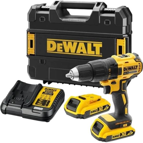 

Дрель-шуруповерт DeWalt бесщеточная XR Li-Ion 18В Акб 2х2А·час (DCD777D2T)