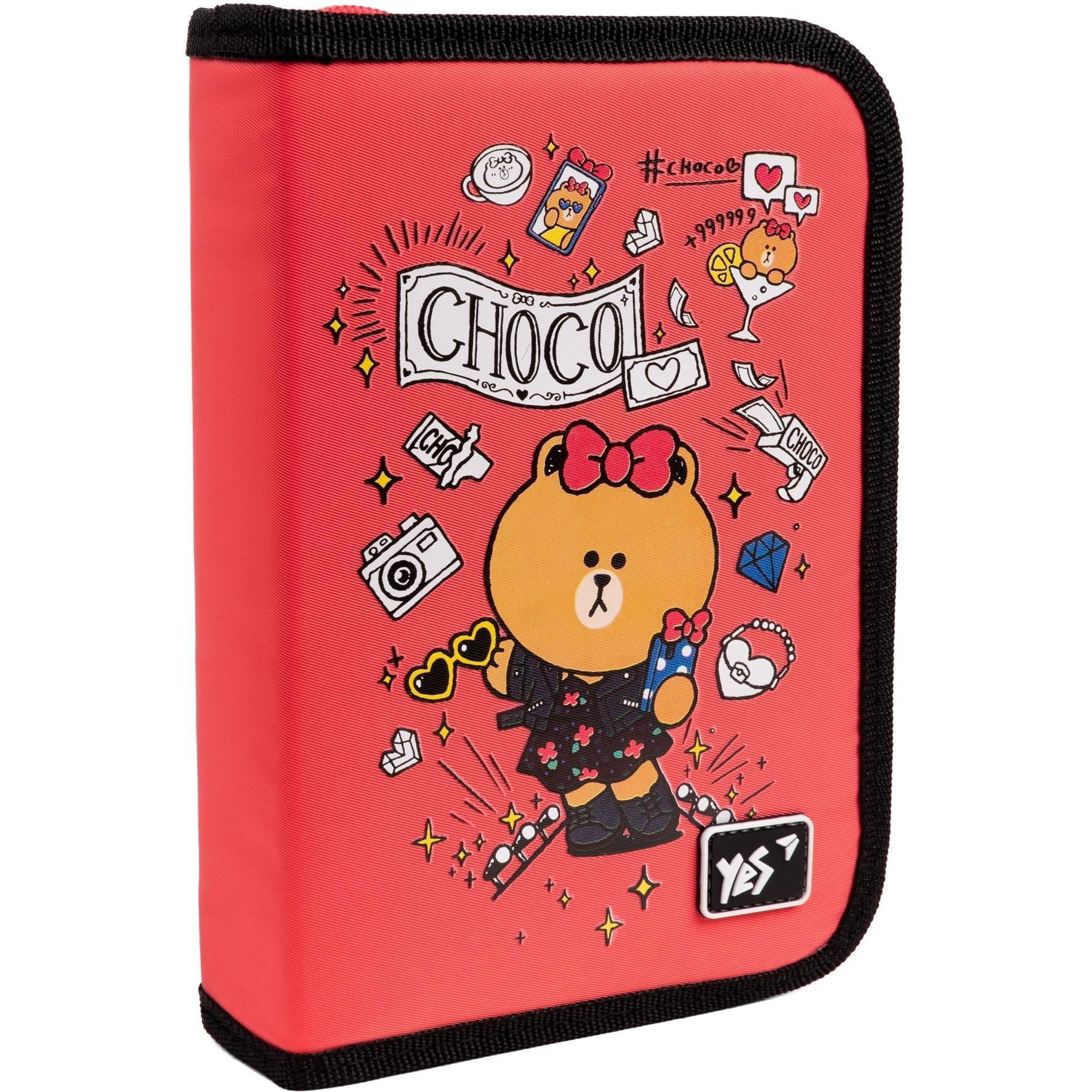 Пенал твердий одинарний з клапаном Yes Line Friends HP-03фото1