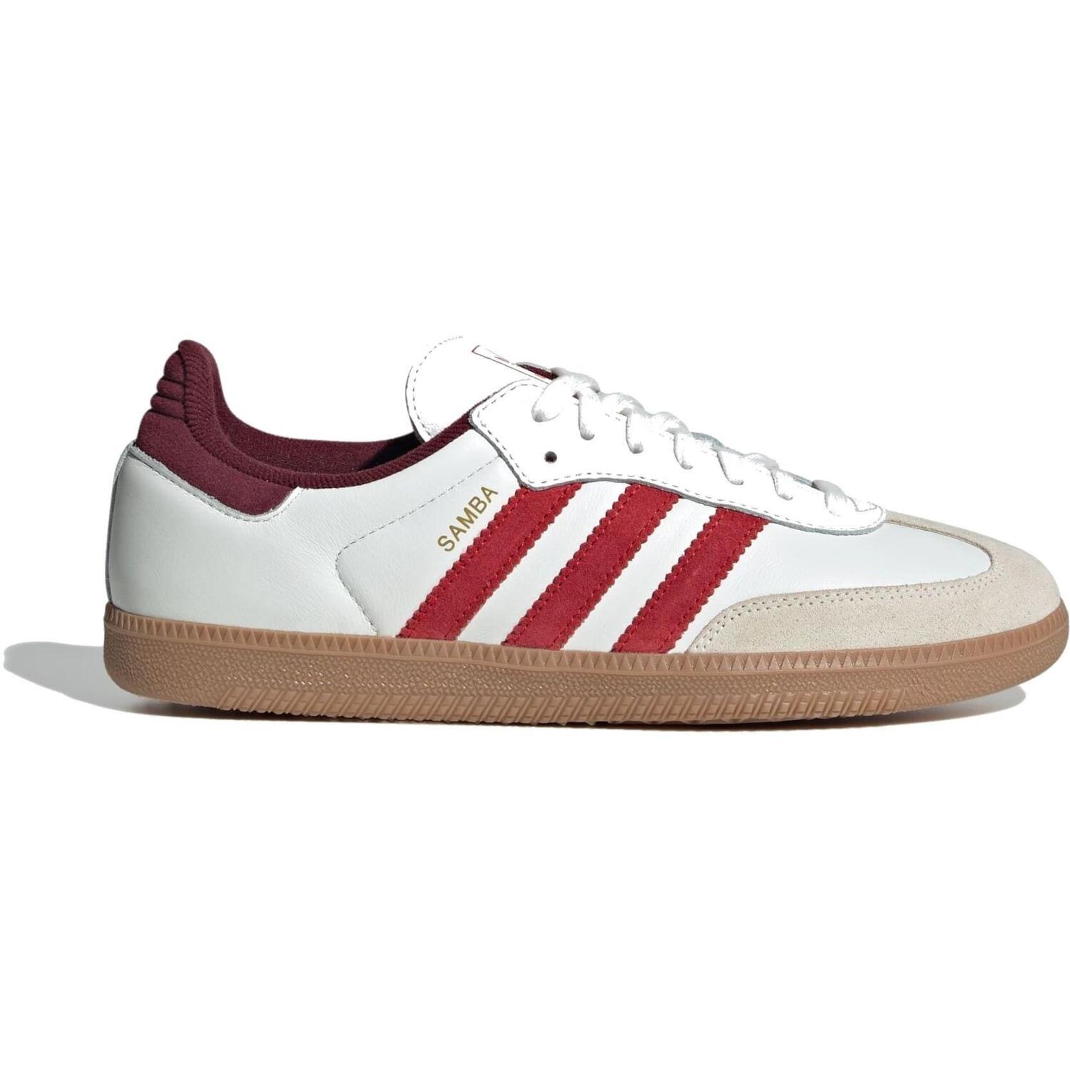 Кеди Adidas Samba Og JI3201 44.5 (10 UK) білий/червоний