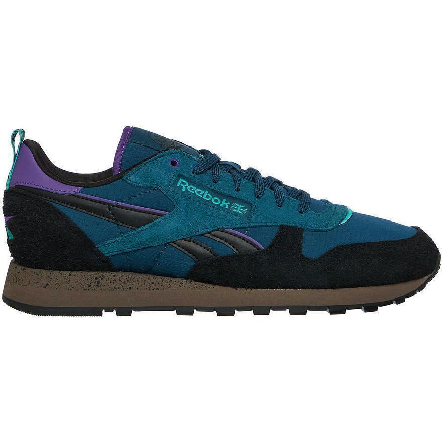 Кроссовки мужские Reebok Classic Leather 100201121 42 (9 US) темно-синие фото 1