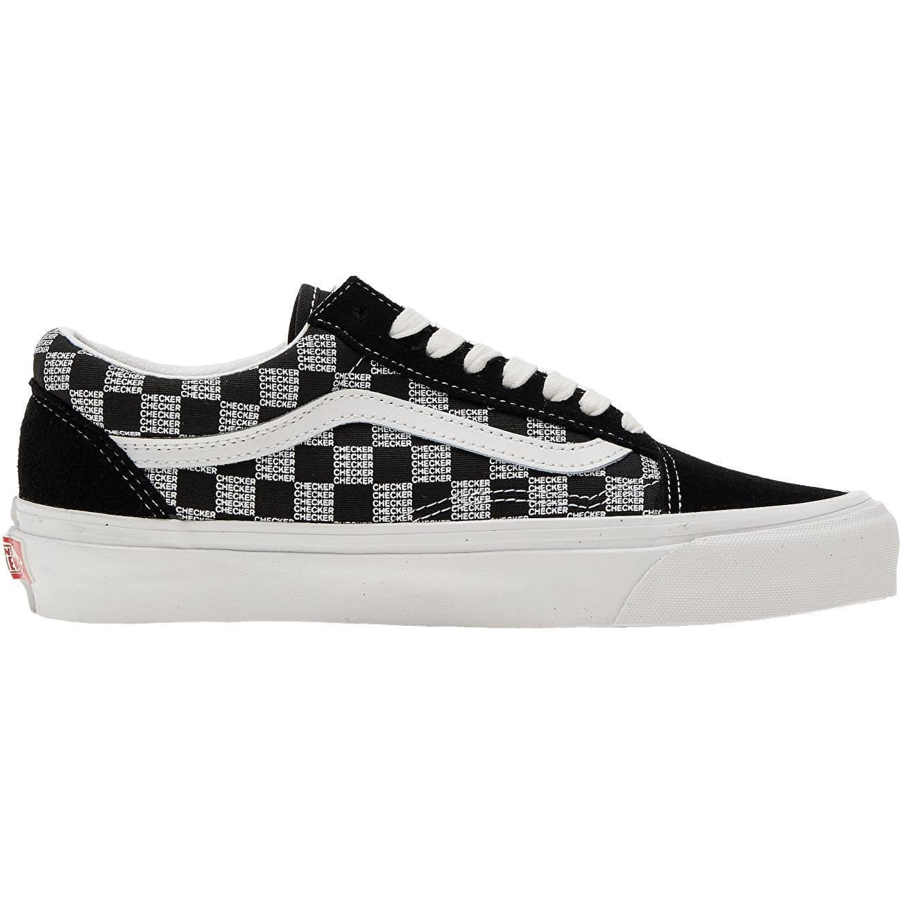 Кеды низкие Vans Old Skool Checker VN0A54F3BLK1 37 (5.5 US) белый/черный фото 1