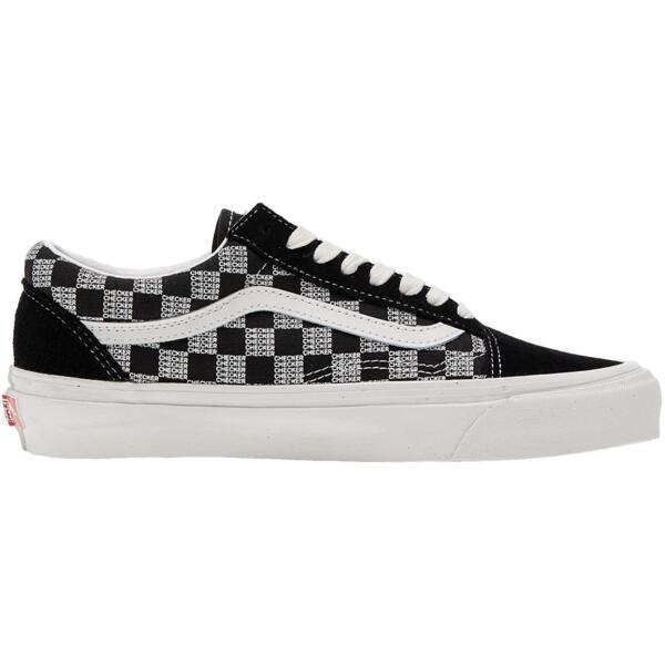 Кеды низкие Vans Old Skool Checker VN0A54F3BLK1 38 (6 US) белый/черный фото 