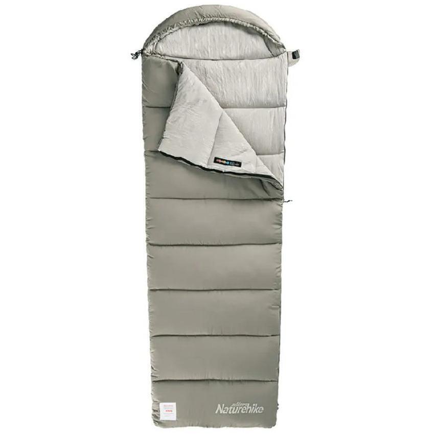 Спальний мішок з капюшоном Naturehike M180 CNK2350WS023 правий, світло-зеленийфото1