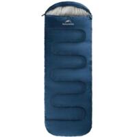 Спальник з капюшоном та закругленим дном Naturehike Y150 NH21MSD08 правий, темно-блакитний