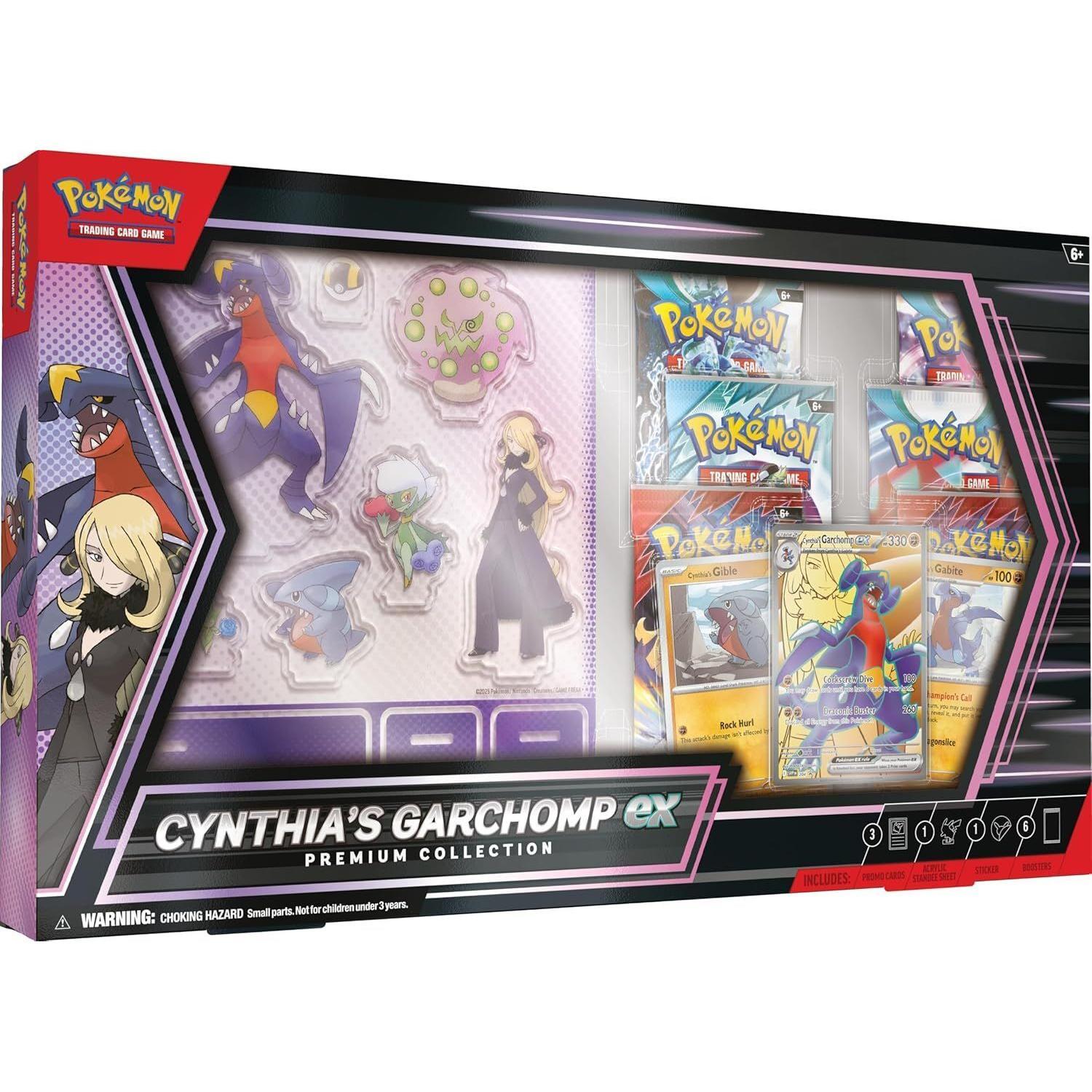 Коллекционная карточная игра Pokemon: Cynthia's Garchomp ex - Premiun Collection фото 1
