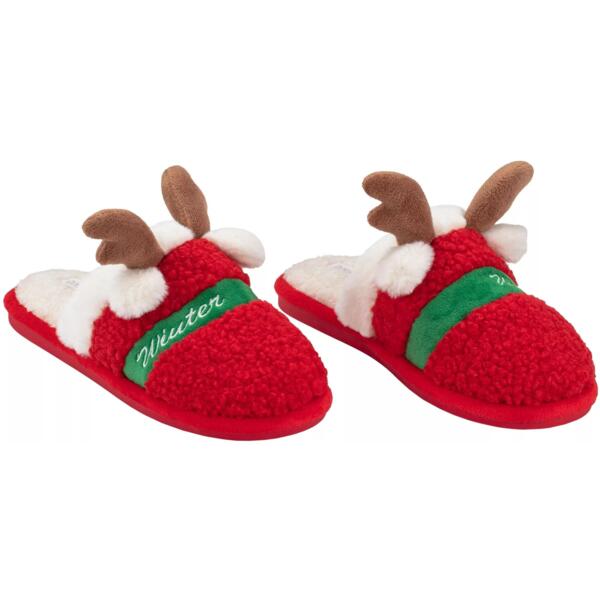 

Обувь домашняя Ardesto Christmas 40/41 размер, 100% полиэстер, подошва 100% резина, красный
