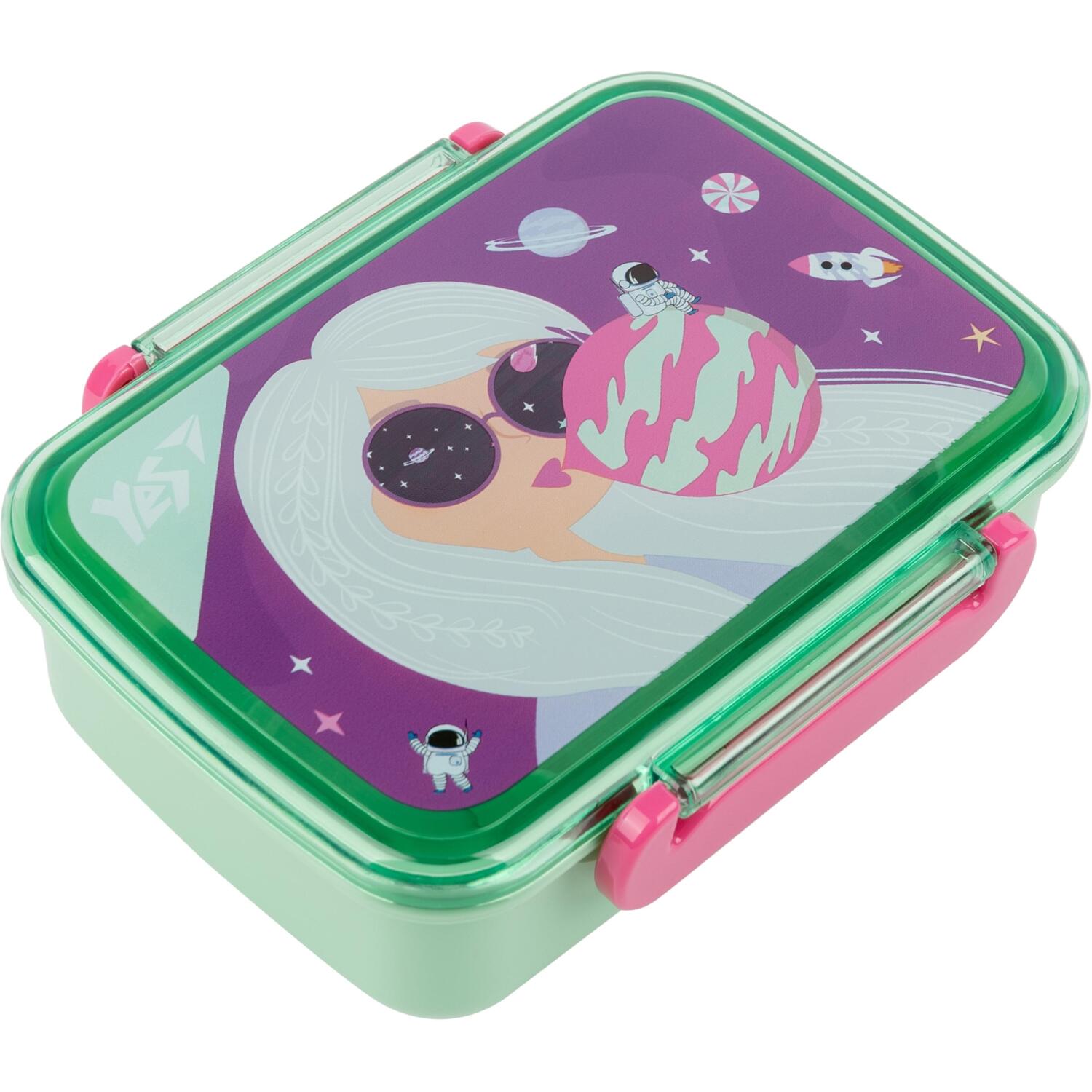 Ланч-бокс YES Space Girl 420млфото