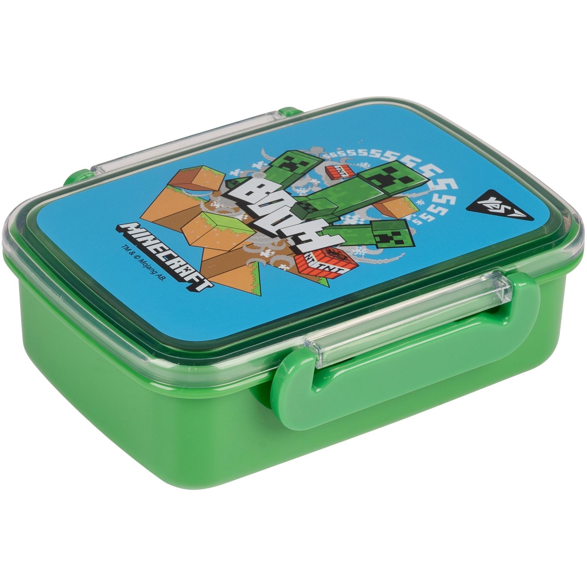 Ланч-бокс Yes Minecraft 420 мл, зелено-блакитнийфото1