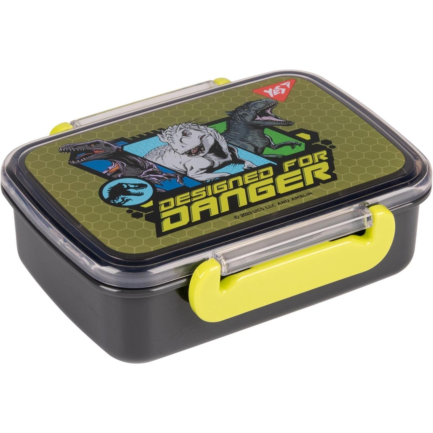 Ланч-бокс Yes Jurassic world 420 мл чорний (708058)фото