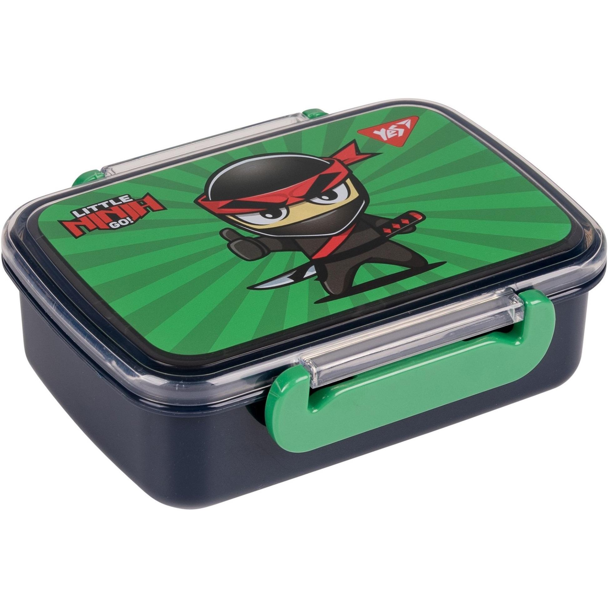 Ланч-бокс Yes Ninja 420 мл черный (708059) фото 1