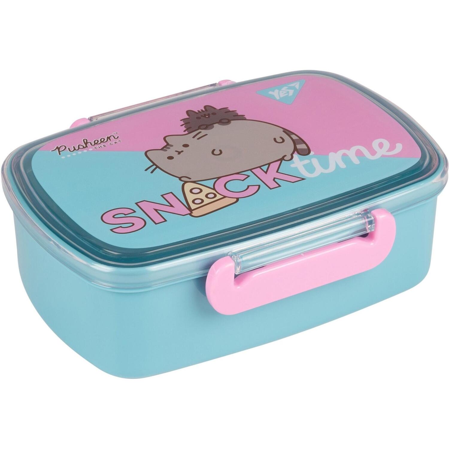 Ланч-бокс Yes Pusheen 750 мл блакитний (708065)фото