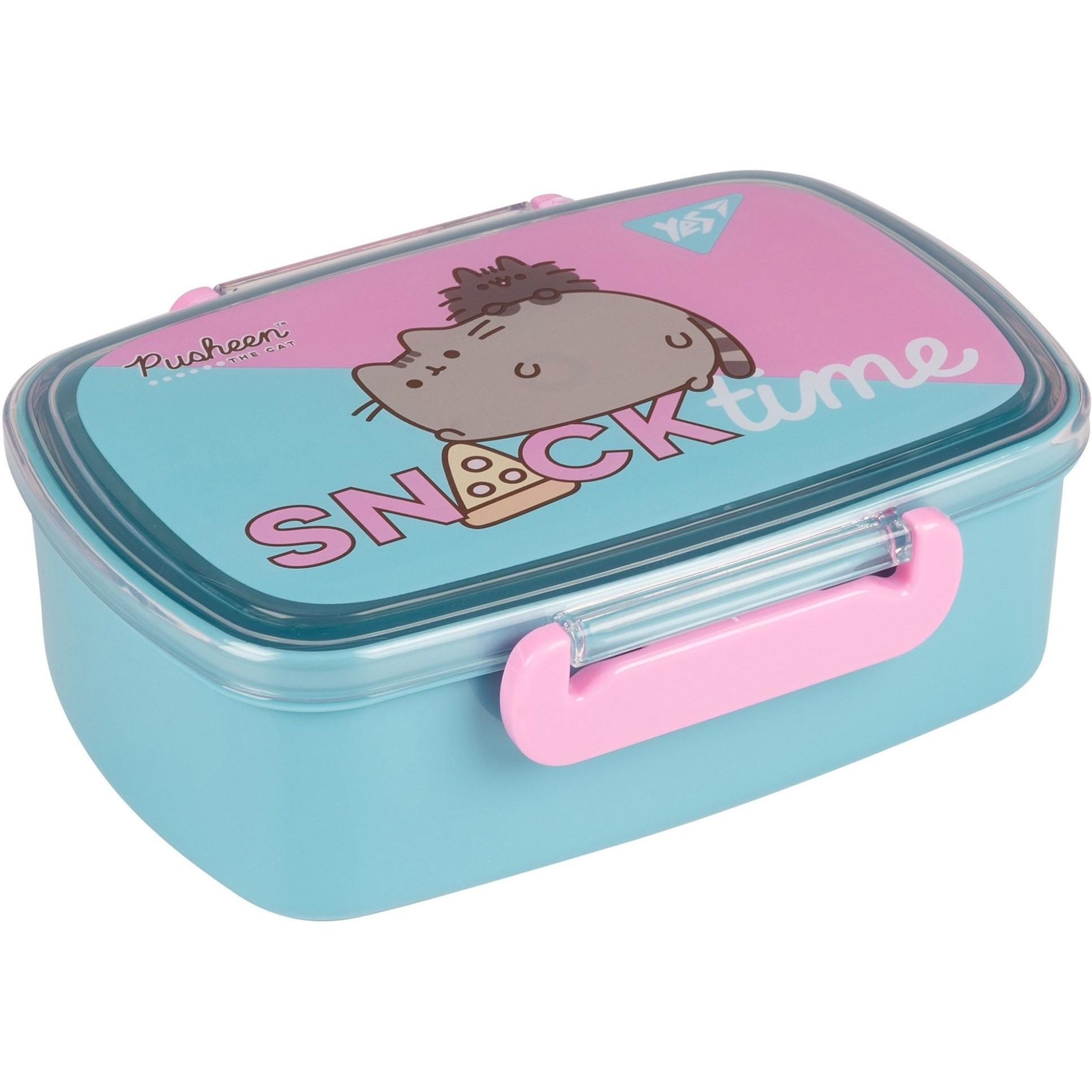 Ланч-бокс Yes Pusheen 750 мл блакитний (708065)фото1