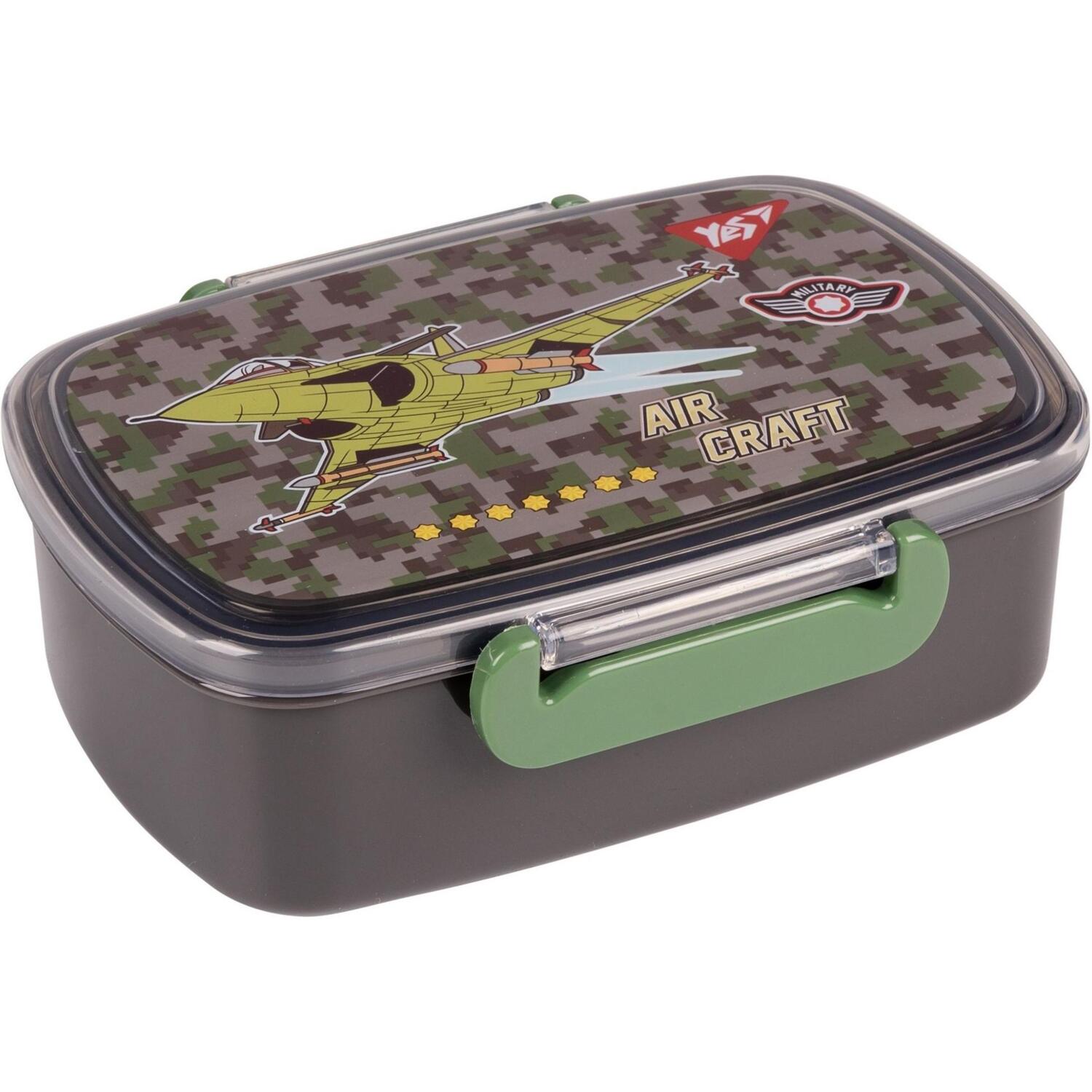 Ланч-бокс Yes Military 750 мл коричневий (708066)фото