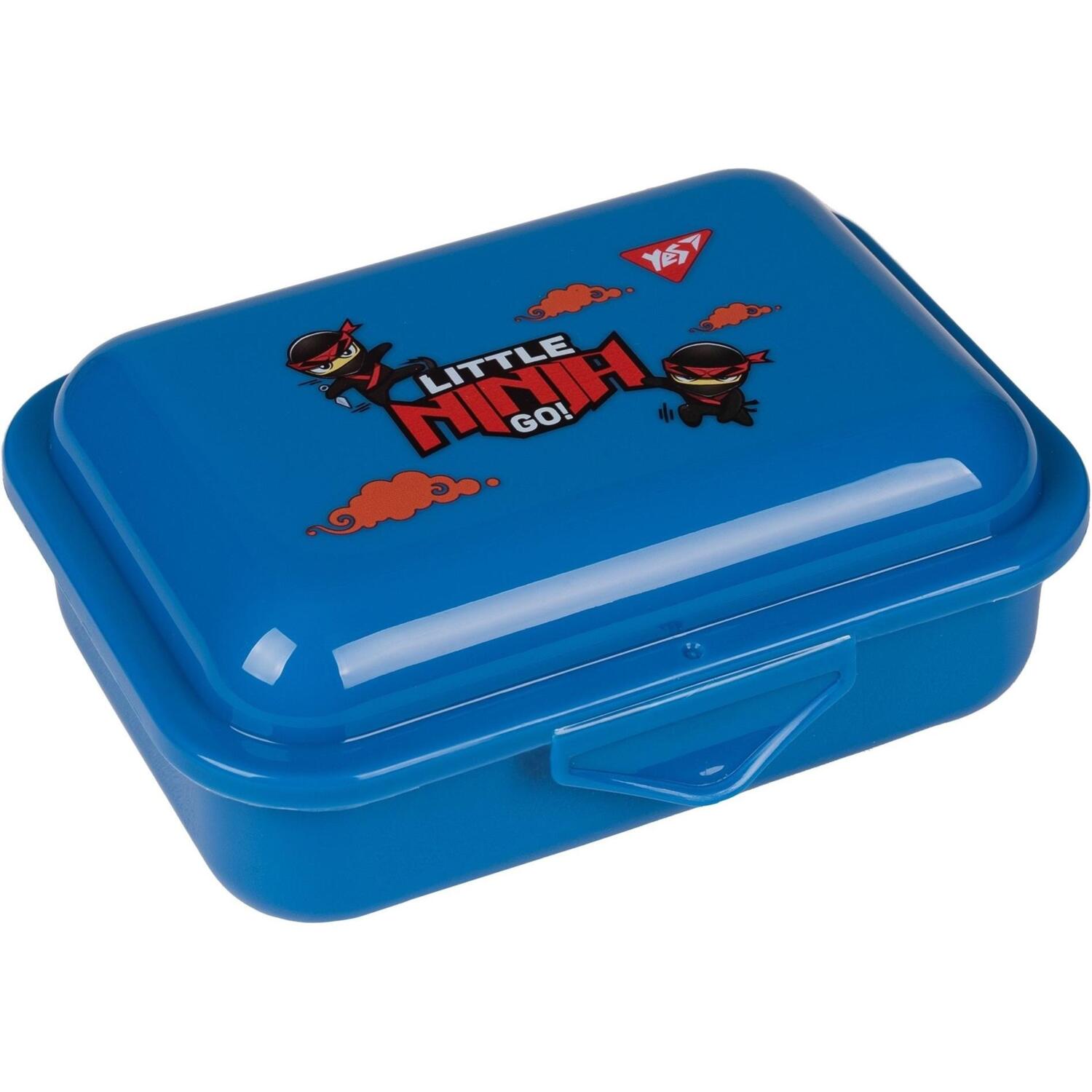 Ланч-бокс Yes Ninja 280 мл синій (708157)фото